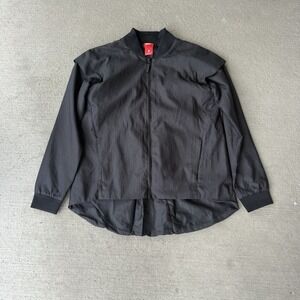 Nike Tech Fleece Jacket Women's Small Black Bomber Zip Up 830295-010